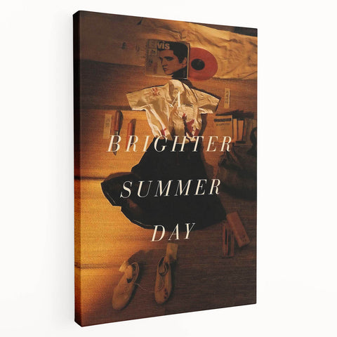 1990s Vintage Movie Poster - Classic 90s Film Art - A Brighter Summer