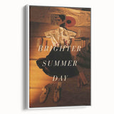 1990s Vintage Movie Poster - Classic 90s Film Art - A Brighter Summer