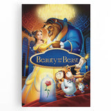 1990s Vintage Movie Poster – Beauty and the Beast Retro Disney Art