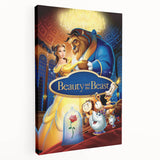 1990s Vintage Movie Poster – Beauty and the Beast Retro Disney Art