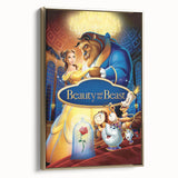 1990s Vintage Movie Poster – Beauty and the Beast Retro Disney Art