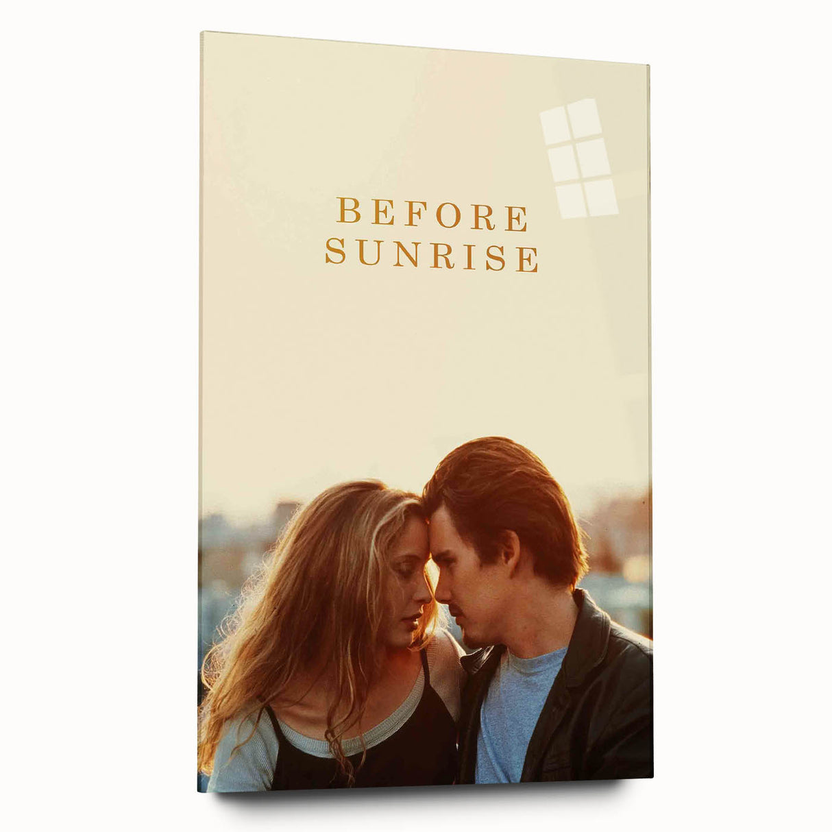 1990s Vintage Movie Poster – Before Sunrise Romantic Film Art