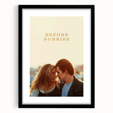 1990s Vintage Movie Poster – Before Sunrise Romantic Film Art