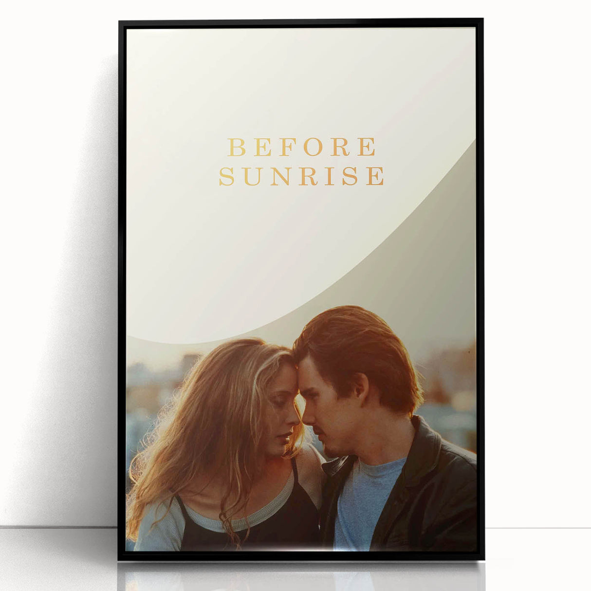1990s Vintage Movie Poster – Before Sunrise Romantic Film Art