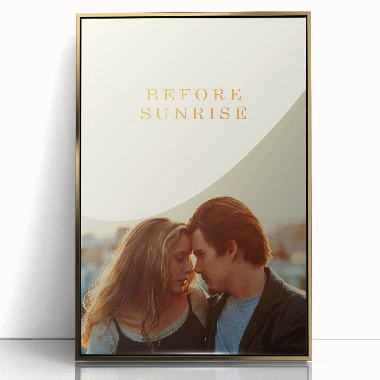 1990s Vintage Movie Poster – Before Sunrise Romantic Film Art