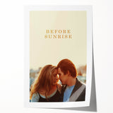 1990s Vintage Movie Poster – Before Sunrise Romantic Film Art