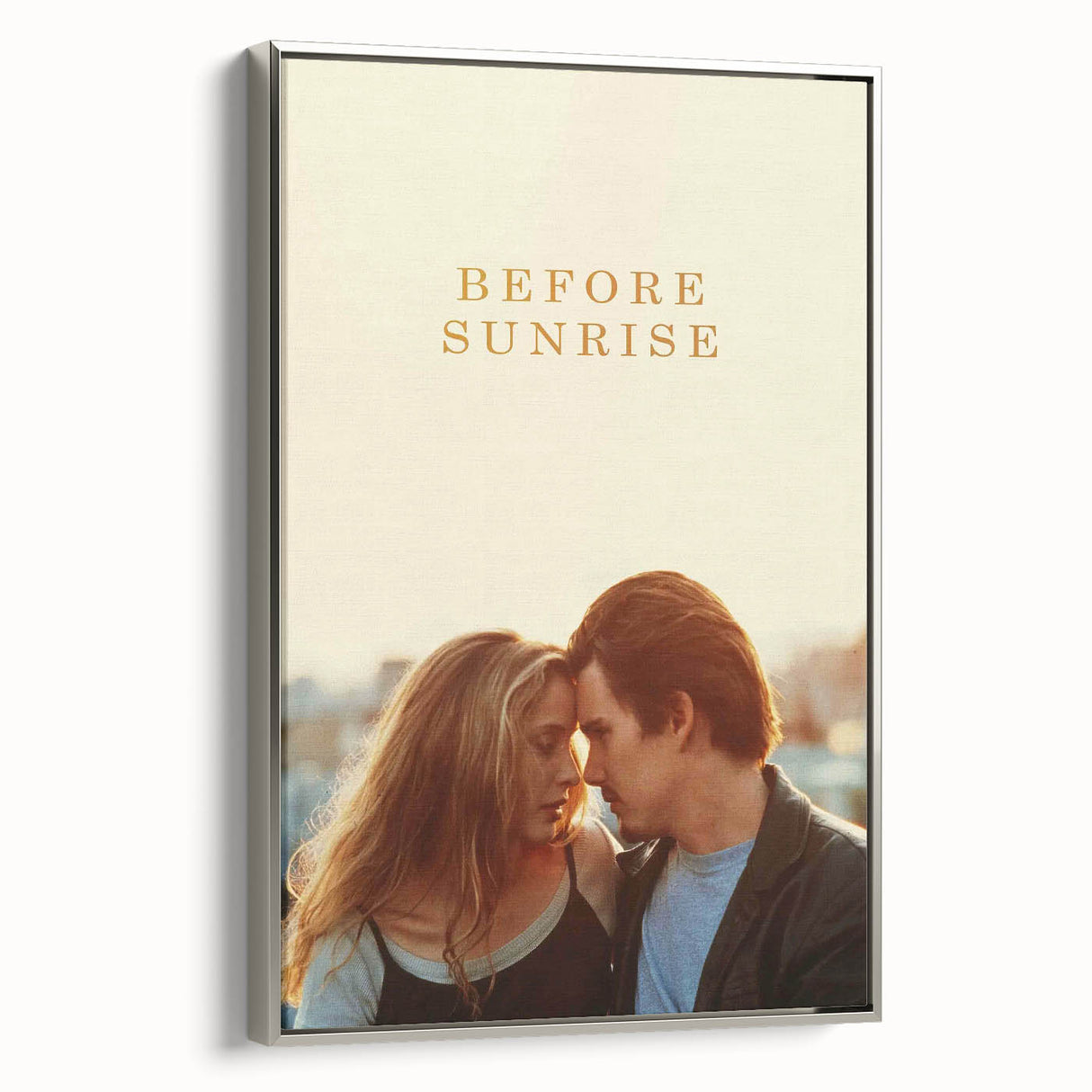 1990s Vintage Movie Poster – Before Sunrise Romantic Film Art