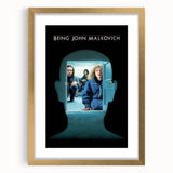 1990s Vintage Movie Poster – Being John Malkovich Surreal Film Art