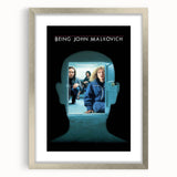 1990s Vintage Movie Poster – Being John Malkovich Surreal Film Art