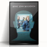 1990s Vintage Movie Poster – Being John Malkovich Surreal Film Art