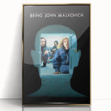 1990s Vintage Movie Poster – Being John Malkovich Surreal Film Art