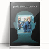 1990s Vintage Movie Poster – Being John Malkovich Surreal Film Art