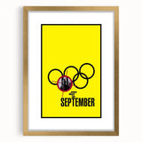 1990s Vintage Movie Poster – Classic 90s Film Art of One Day in September