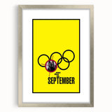 1990s Vintage Movie Poster – Classic 90s Film Art of One Day in September