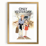1990s Vintage Movie Poster – Classic 90s Film Art of Only Yesterday