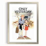 1990s Vintage Movie Poster – Classic 90s Film Art of Only Yesterday