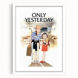 1990s Vintage Movie Poster – Classic 90s Film Art of Only Yesterday