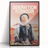 1990s Vintage Movie Poster – Classic 90s Film Art of Operation Condor