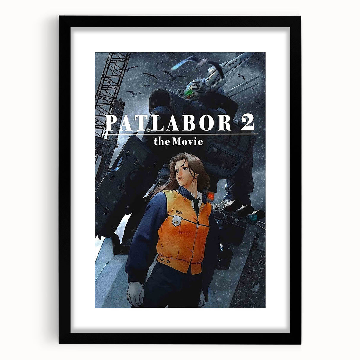 1990s Vintage Movie Poster – Classic 90s Film Art of Patlabor 2