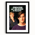 1990s Vintage Movie Poster – Classic 90s Film Art of Pirates of Silicon Valley