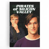 1990s Vintage Movie Poster – Classic 90s Film Art of Pirates of Silicon Valley