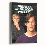 1990s Vintage Movie Poster – Classic 90s Film Art of Pirates of Silicon Valley
