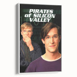 1990s Vintage Movie Poster – Classic 90s Film Art of Pirates of Silicon Valley