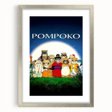 1990s Vintage Movie Poster – Classic 90s Film Art of Pom Poko