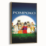 1990s Vintage Movie Poster – Classic 90s Film Art of Pom Poko