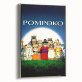 1990s Vintage Movie Poster – Classic 90s Film Art of Pom Poko