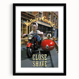 1990s Vintage Movie Poster - Classic 90s Film Art - Wallace & Gromit