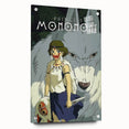 1990s Vintage Movie Poster – Classic 90s Film Art of Princess Mononoke