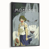 1990s Vintage Movie Poster – Classic 90s Film Art of Princess Mononoke