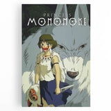 1990s Vintage Movie Poster – Classic 90s Film Art of Princess Mononoke
