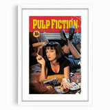 1990s Vintage Movie Poster – Classic 90s Film Art of Pulp Fiction