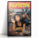 1990s Vintage Movie Poster – Classic 90s Film Art of Pulp Fiction