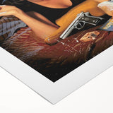 1990s Vintage Movie Poster – Classic 90s Film Art of Pulp Fiction