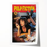 1990s Vintage Movie Poster – Classic 90s Film Art of Pulp Fiction