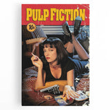 1990s Vintage Movie Poster – Classic 90s Film Art of Pulp Fiction