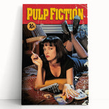 1990s Vintage Movie Poster – Classic 90s Film Art of Pulp Fiction