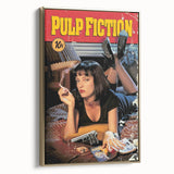 1990s Vintage Movie Poster – Classic 90s Film Art of Pulp Fiction