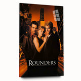 Rounders 1990s Vintage Movie Poster | Classic 90s Film Art