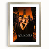 Rounders 1990s Vintage Movie Poster | Classic 90s Film Art