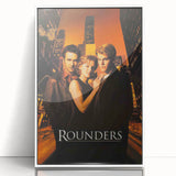 Rounders 1990s Vintage Movie Poster | Classic 90s Film Art