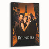 Rounders 1990s Vintage Movie Poster | Classic 90s Film Art