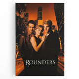 Rounders 1990s Vintage Movie Poster | Classic 90s Film Art