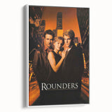Rounders 1990s Vintage Movie Poster | Classic 90s Film Art