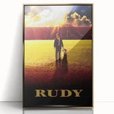 Rudy 1990s Vintage Movie Poster | Classic 90s Film Art