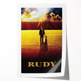 Rudy 1990s Vintage Movie Poster | Classic 90s Film Art