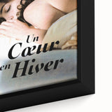 1990s Vintage Movie Poster - Classic 90s Film Art - Un Cœur en Hiver